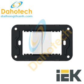 Công tắc LETO 1/2 2 nút 1 chiều màu thép mờ IEK 