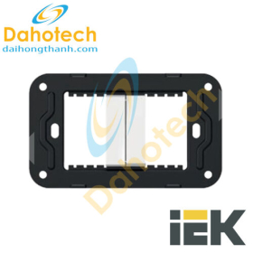 Công tắc LETO 1/3 2 nút 1 chiều màu be mờ IEK 