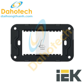 Công tắc LETO 1/3 1 nút chuông cửa màu be mờ IEK