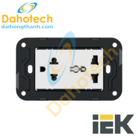 Ổ cắm đôi LETO 3 chấu AU màu trắng mờ – LE-R20-10-20-V-K01-F3-AU