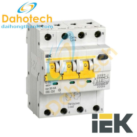RCBO IEK KARAT MAD22 3P+N 40A 30MA TYPE C